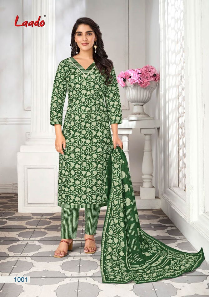 Nargis Vol 1 By Laado Cotton Printed Kurti With Bottom Dupatta Orders In India